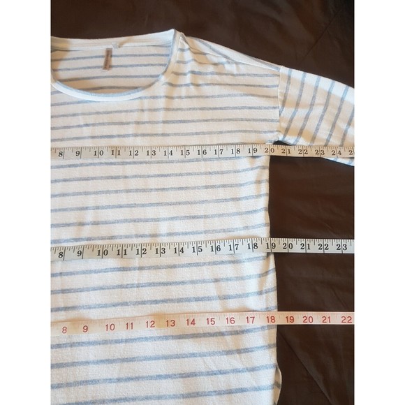 Banana Republic Womens Sweater Knit Striped Round Hemmed Coastal Size Small - Picture 10 of 12